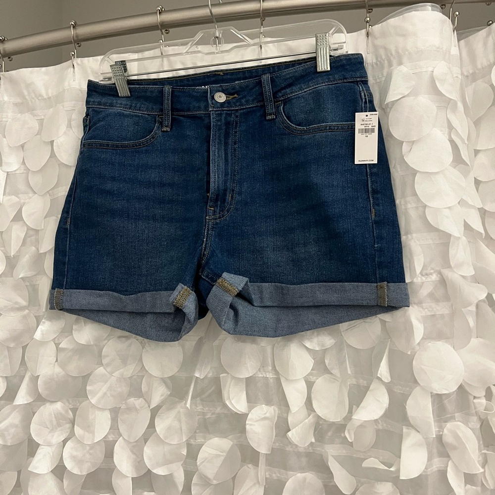 Old Navy Dark Blue Jean Shorts